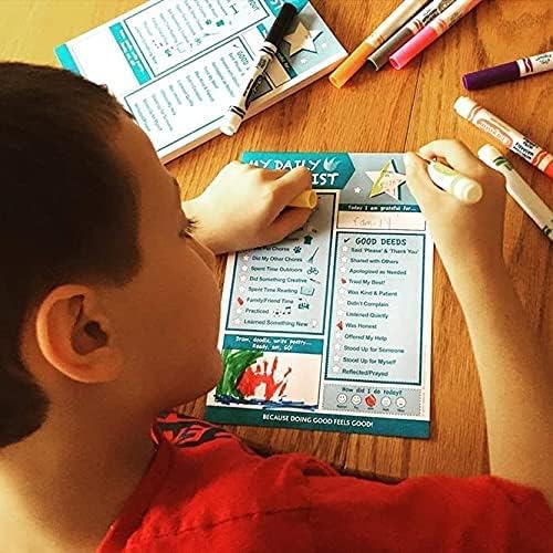 Miniatura 3 de Paquete 2 en 1 lista de verificación diaria para niños y juego en caja de cuatro diarios temáticos, InnerGuide