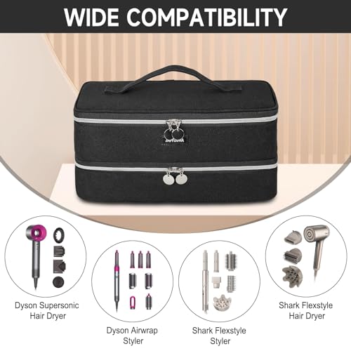 Sac de rangement compatible Dyson Supersonic et accessoires de coiffure - 2
