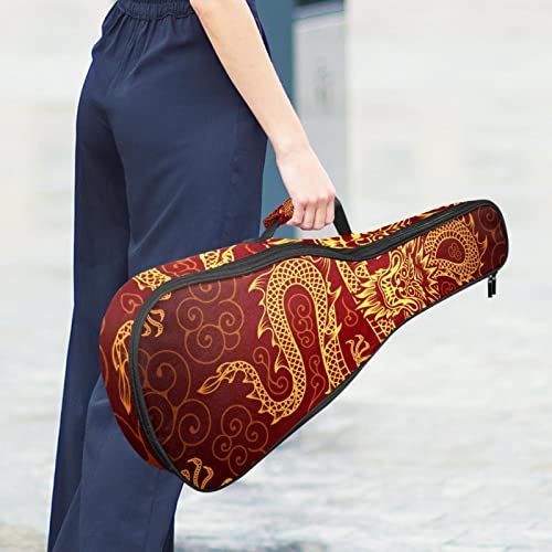 Housse pour ukulélé – Dragon chinois rouge doré – Rembourrage en éponge de 10 mm d’épaisseur – 53,3 cm – Avec sangles… - Les Beatles, Paul McCartney, John Lennon, RIngo Starr, George Harrison Housse pour ukulélé - Dragon chinois rouge doré - Rembourrage en éponge de 10 mm d'épaisseur - 53,3 cm - Avec sangles… – Image 7