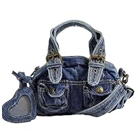 Amazon.co.jp: クロスボディバッグ デニムバッグ レディース 多用途