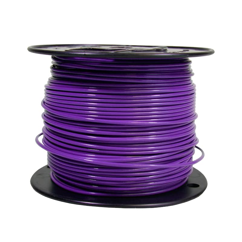 Paladin 12 AWG Gauge Copper Stranded Building Wire 500' FT Roll THHN/THWN 600 Volt - UL Listed (Black)
