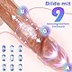 Dildo Vibrator für die Frauen, 23cm Leise 9 Teleskop & Vibrationen mit stoßfunktion APP, Diloschwanz für Frauen, 42 ℃ beheizbarer Vibratoren für Realistischer G-Punkt Vibratoren & 360°Rotierender Glan