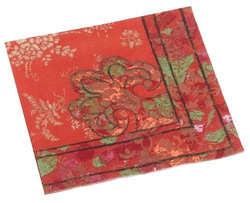 Entertaining with Caspari Marrakesh Paper Lunch Napkin Package, Spice