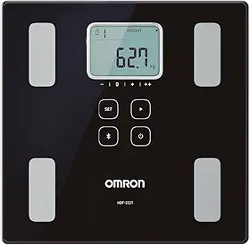 OMRON Balança Digital de Controle Corporal Bioimpedância com Bluetooth HBF-222T
