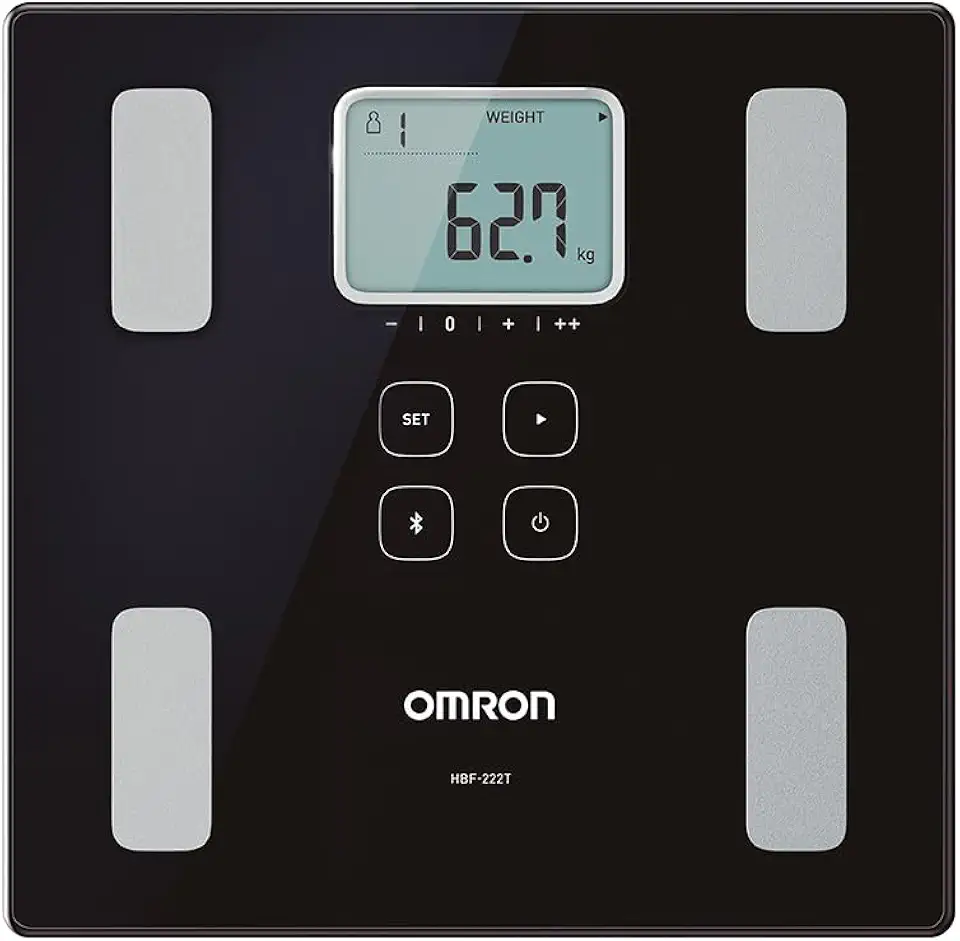 OMRON Balança Digital de Controle Corporal Bioimpedância com Bluetooth HBF-222T