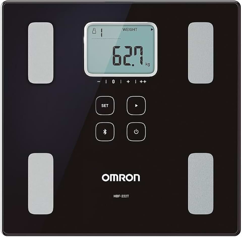 OMRON Balança Digital de Controle Corporal Bioimpedância com Bluetooth HBF-222T