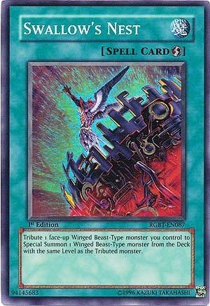Yu-Gi-Oh! - Swallow's Nest (RGBT-EN087) - Raging Battle - 1st Edition - Super Rare