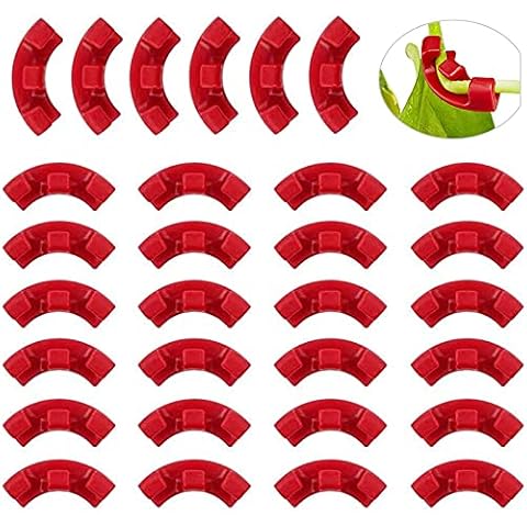 90 Degree Plant Trainer for Low Stress Training Plant Bender Clips Garden Plant Clips Plant Training Planter Fixing Clip for Supporting Flower Vine Tomato Garden Control Growth of Plants 30 Pieces Cover