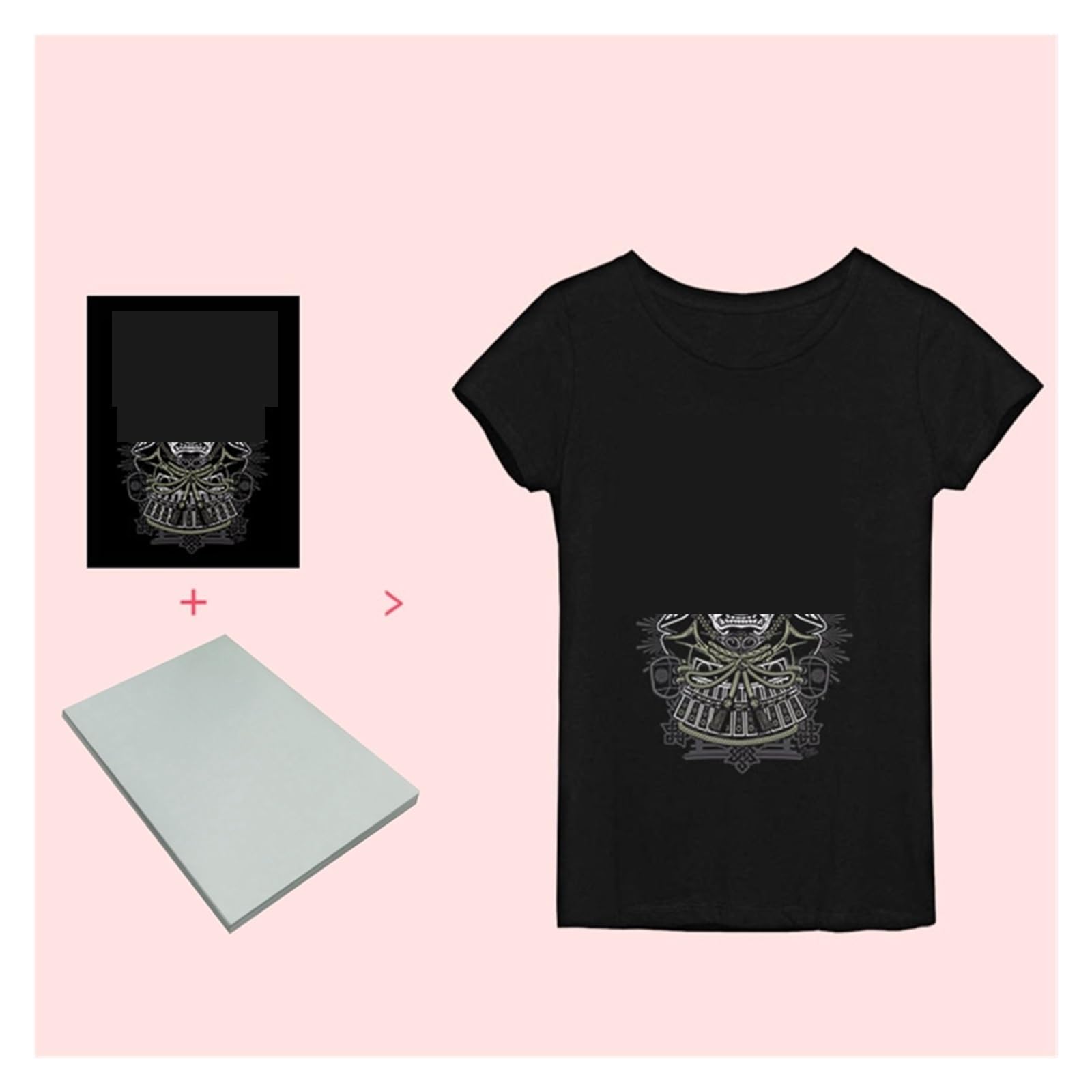 DAVBIR Ropa Estampada Papel de sublimación térmica Tela de algodón no Puro 8,26x11,7 Pulgadas Camiseta de algodón Oscuro y Claro Papel de Transferencia de Calor Perfection (Color : A3ceramics 100shee