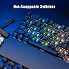 Teclado gamer ASUS ROG Strix Scope II X USB mecánico alámbrico – 100% tamaño completo, intercambiable en caliente con switches ROG NX Snow V2 lineales pre-lubricados, keycaps PBT, RGB, soporte PC/Mac - Negro | Teclado gamer USB mecánico tamaño completo, intercambiable en caliente pre-lubricado, RGB, soporte PC/Mac, keycaps PBT - Negro 5