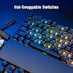 ASUS ROG Strix Portée II X Filaire USB Clavier de jeu mécanique – 100% Taille complète, prélude à chaud ROG NX Snow V2 Interrupteurs linéaires, PBT Captures de clés, RGB, Support PC/Mac - noir