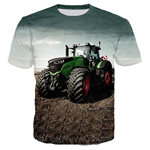 T-shirt manches courtes imprimé 3D streetwear respirant décontracté 3XL 4XL