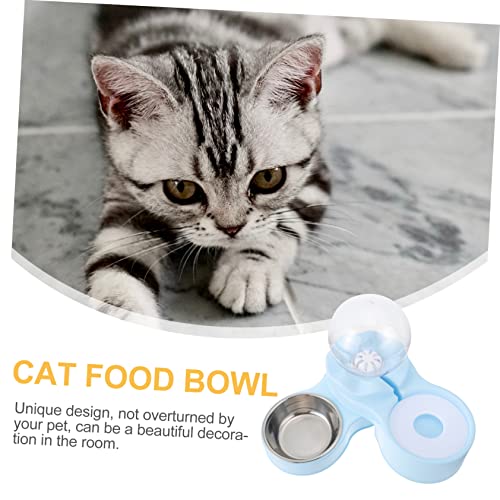Comedero y bebedero automático para gatos rotativo miniatura 7