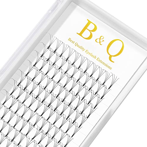 Premade Volume Eyelash Extensions 4D 6D 7D 8D Short Stem Premade Fans Eyelash Extensions 9 to 18 mm Pre made Lash Fans Volume Lash Extensions .07 .10(4D-D-0.10,13mm)