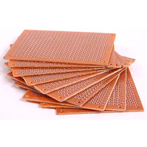 Hiletgo 20Pcs 5X7Cm Bakelite Diy Prototype Board Pcb 5 * 7Cm Universal Breadboard Test Prototype Boards High Quality For Arduino Diy Electronics Experiments #TOP1
