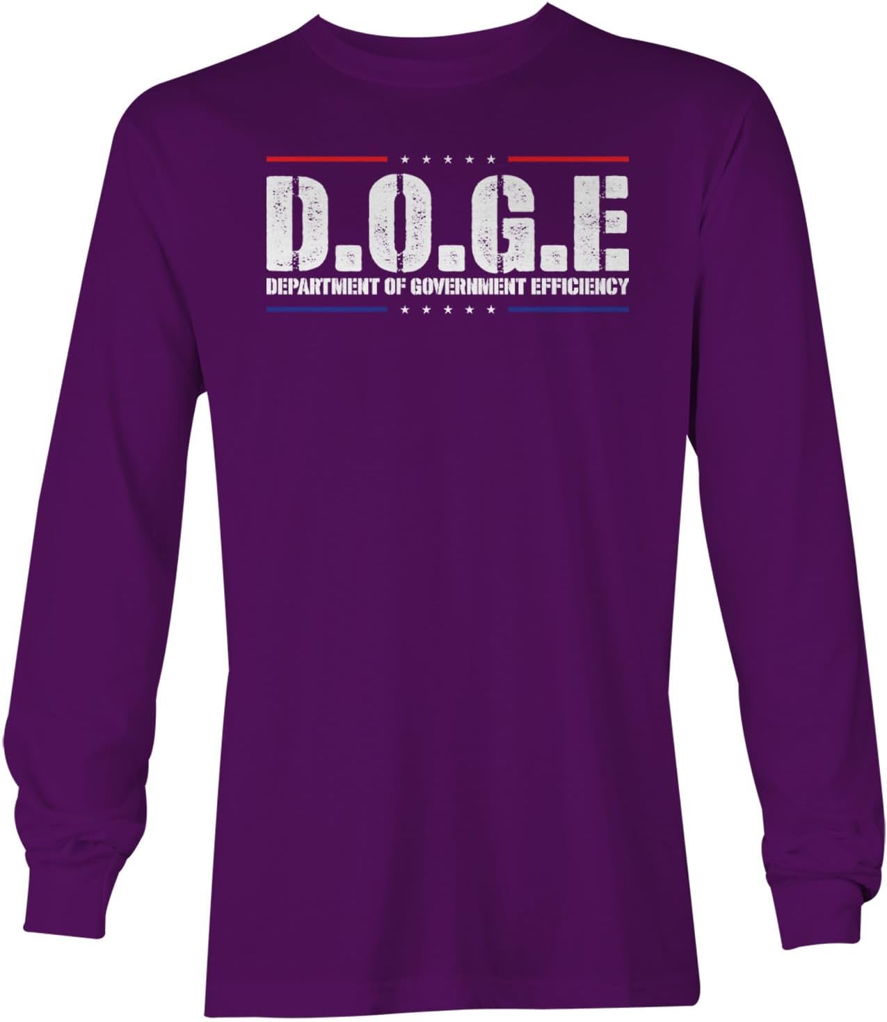 Tcombo D.O.G.E Department of Government Efficiency - Unisex Long Sleeve Shirt