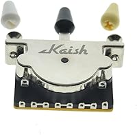 Vista 3 de KAISH Interruptor de palanca de 3 vías de alta resistencia para pastilla de guitarra, interruptor selector de pastilla para Strat Tele con 3 puntas