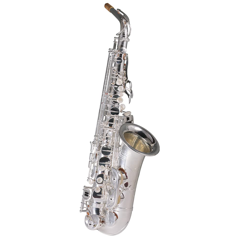 Rollins Saxophone alto RSA-X6,E flat Selmer 54-Key,Brass Material,Silver