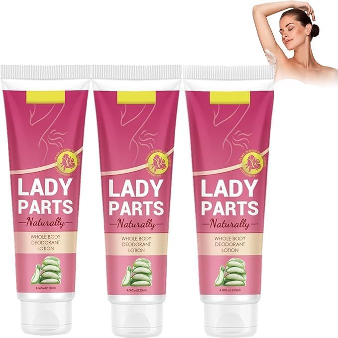 1/2/3Pcs Lady Parts Whole Body Deodorant Lotion, Naturally Scented