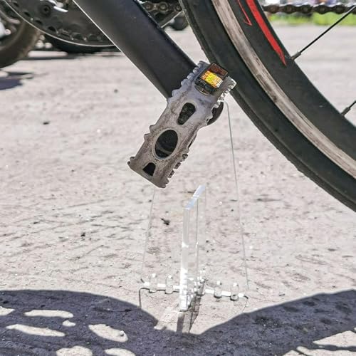 YehVeh Bike Stand Outdoor Invisible Portable Lightweight Bicycle Parking Rack Bracket 5.5 Inch Shooting Display Side Stand for Road Bike Racing Bike Kids Bike Photography Taking Pictures