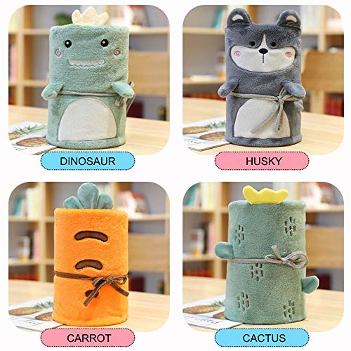 Splenssy 100 x 80 cm, leuke cartoondeken, opvouwbaar, Tether design, comfortabel, huidvriendelijk voor auto, vliegtuig… - Image 7