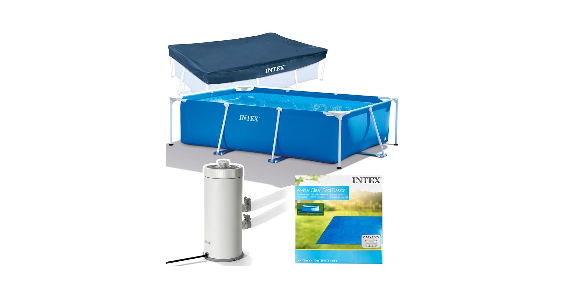 Amazon.co.jp: 【INTEX インテックス】3点セット プール 300