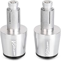 Vista 12 de for Suzuki V-Strom 650 V-Strom650 VStrom 1000 DL1000/V-STROM All Year Motorcycle Handlebars Grips Ends Bar Ends Handlebars Caps (Color : Gold -Black)