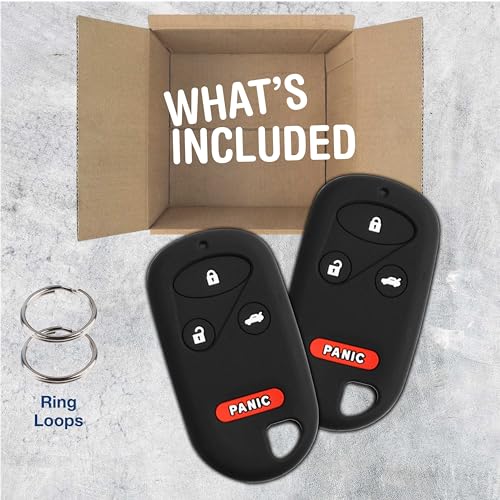 Carcasa de goma para llave Honda Civic CR-V Acura TL funda protectora de mandos de coche 3