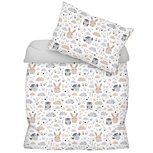 Amilian Bettwäsche Set 1x Bettbezug: 120 x 90 cm und 1x Kopfkissenbezug...