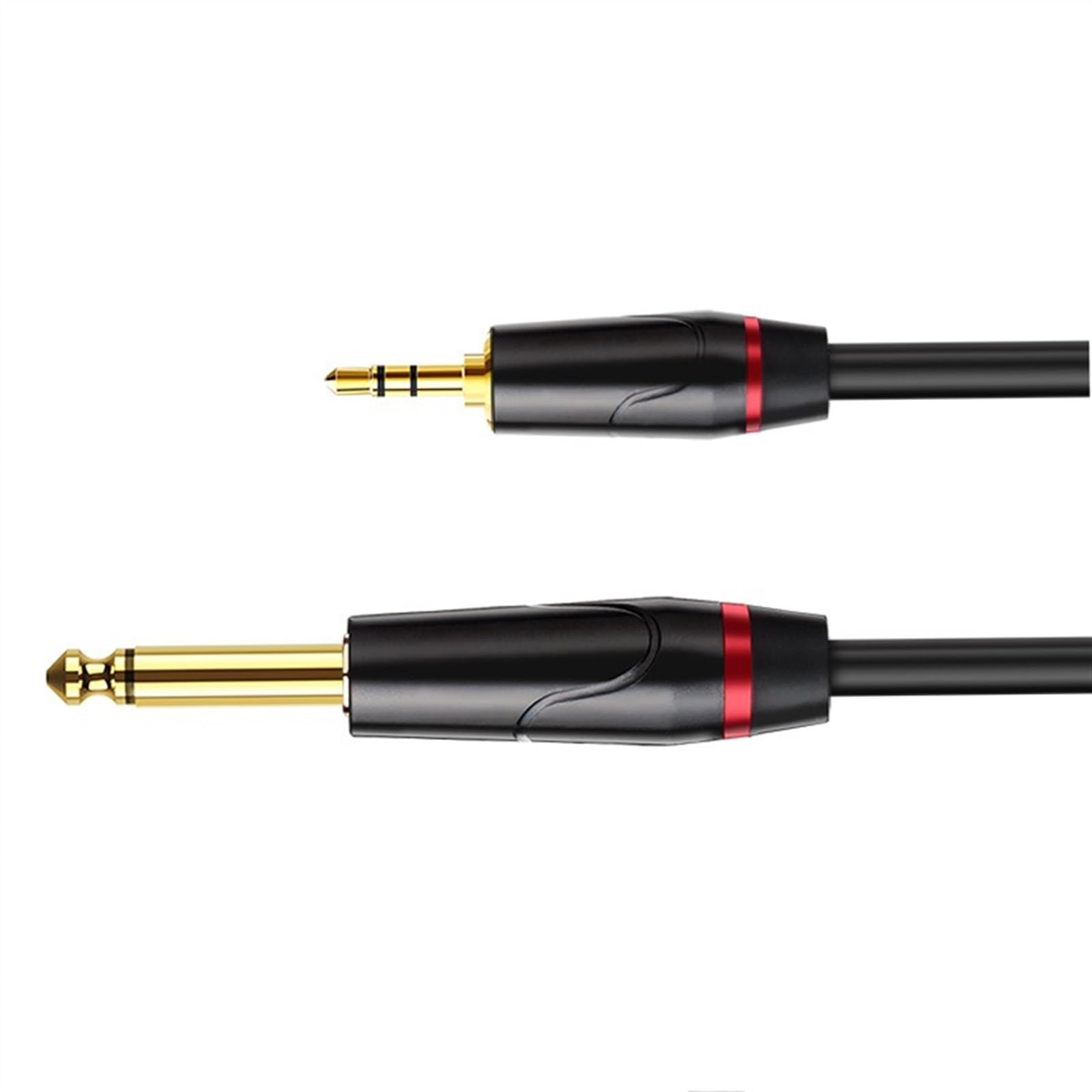 Cables para instrumentos Cable De Conexión De Para Altavoz De Ordenador De Teléfono Móvil, Cable De Conversión De Guitarra Mezclador Amplificador Grande De Dos Núcleos De 6,35 Mm(1m)