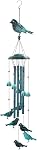 Askhald - Chimes de vent pour les oiseaux extérieurs avec 6 Chimes du vent Décoration de suspension pour jardin de patio Porch Yard Anniversaire Noël Thanksgiving pour maman grand-mère Nana