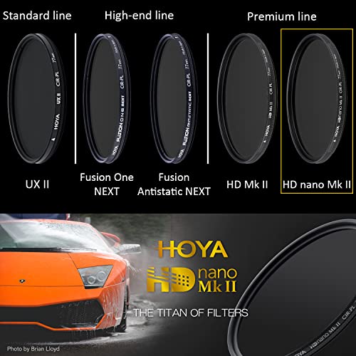 Hoya Circular Polarizing Filter HD Nano MkII Ø77mm Ø77mm HD
