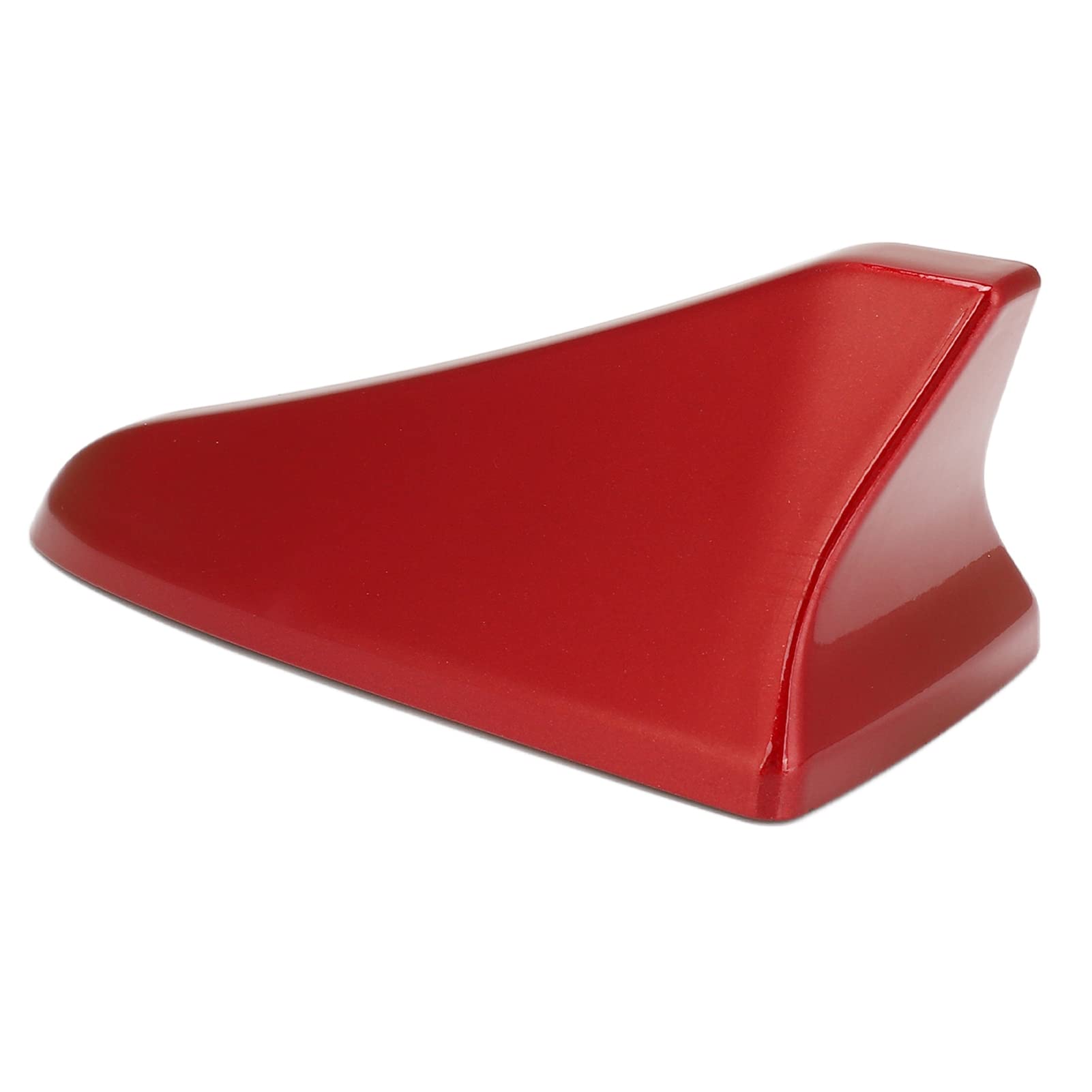 Car Exterior Upper Aerial Cap, Durable 96219 D5000EBQK Anti Aging ABS Fin Roof Antenna Cover Impact Proof with Signal Enhancement Chip for Car (Red)