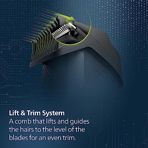 Philips Skin Friendly Beard Trimmer| 10 length settings| 15mins quick charge| Self Sharpening Blades | Cordless & Rechargeable| New Model - BT3303/30 - Image 3