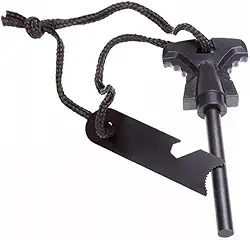 Pederneira Sobrevivencia Maciça De Magnésio Camping pesca Acampamento Pratico Compacta Acendedor