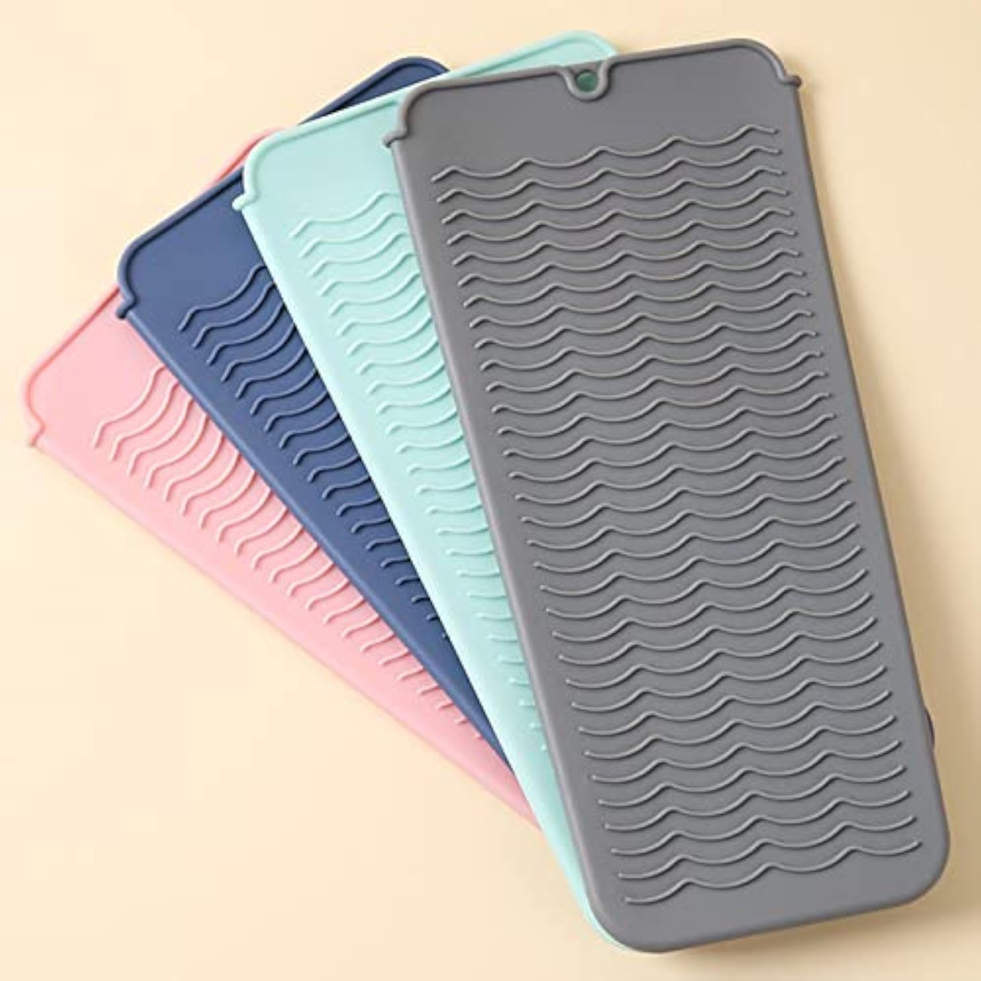 Silicone Heat Resistant Mat Pouch for Curling Iron