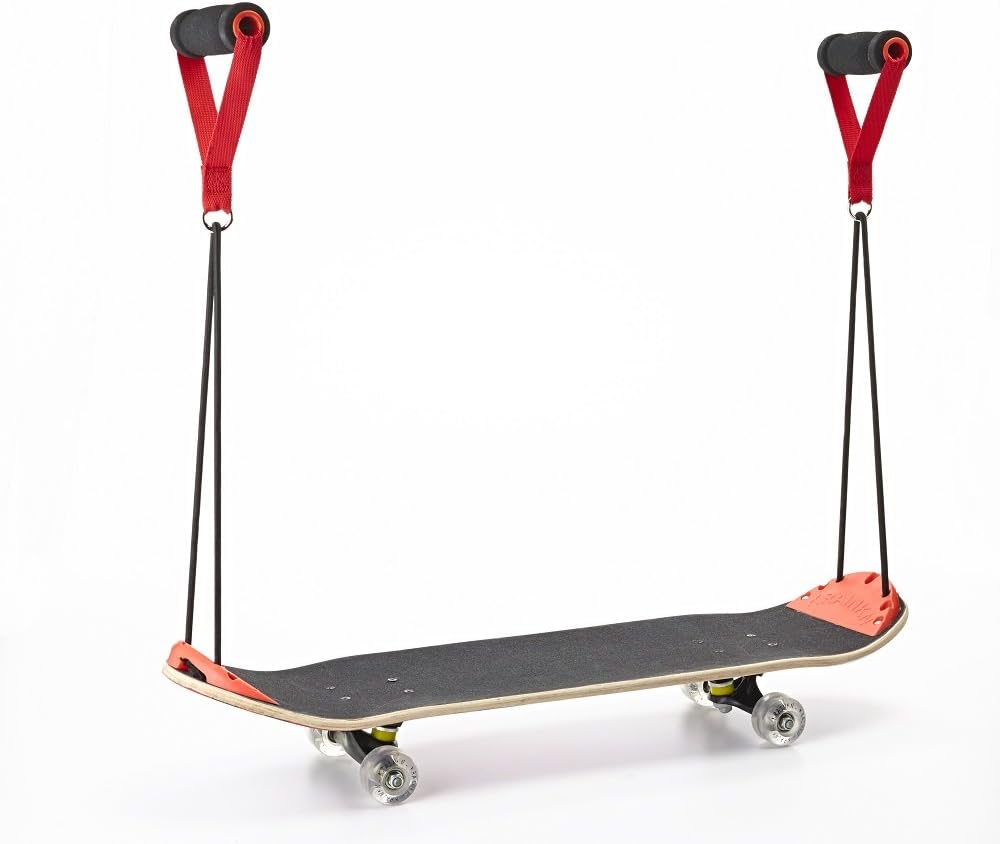 Krainkn Skateboards Pro Complete Skateboard, Red/Black/White