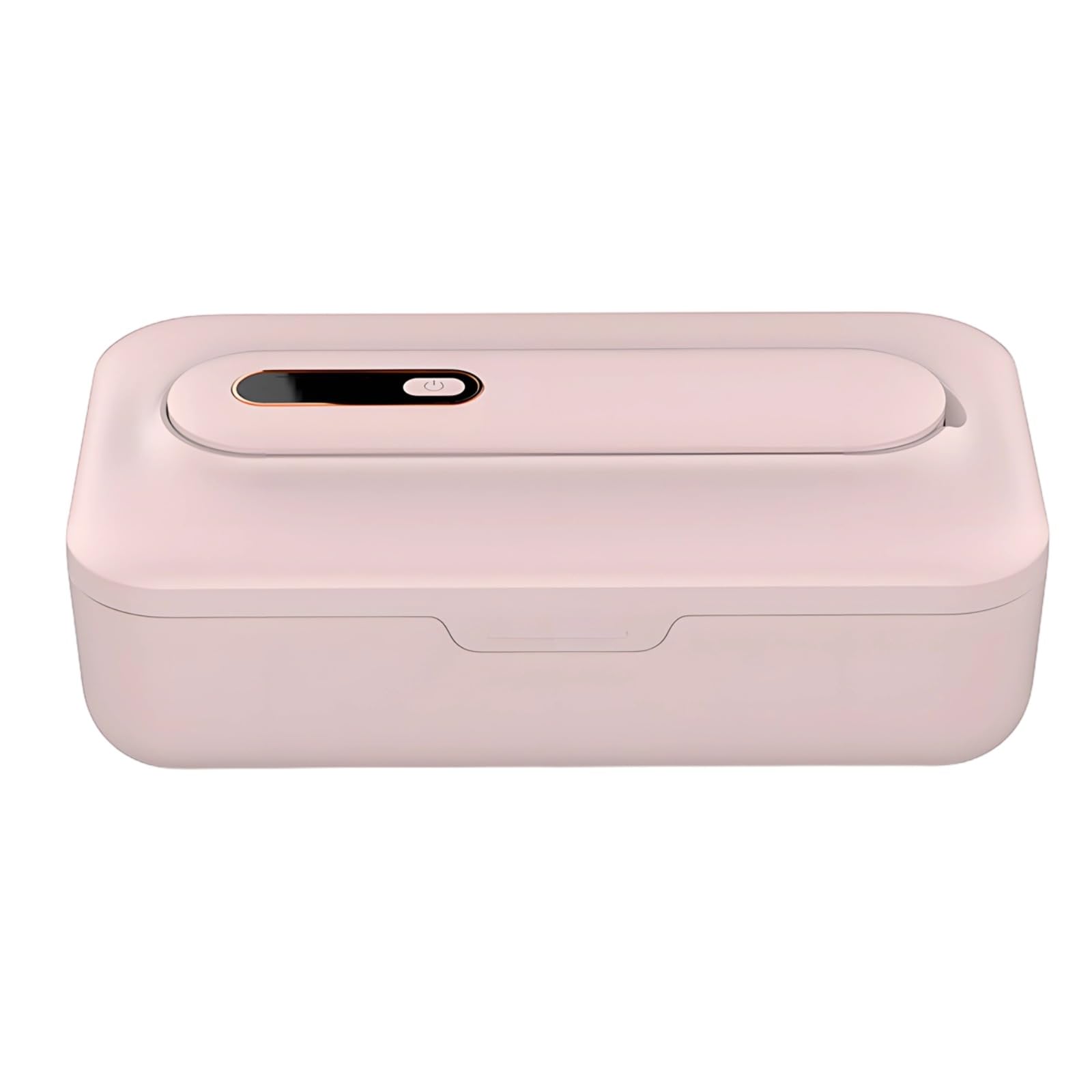 Scatola disinfettante a luce rosa con tubo luminoso e disinfezione al triossigeno, organizer per purificazione automatica per pennelli da trucco e telefoni, scatola disinfettante portatile