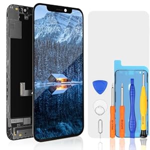 bokman for iPhone 12 Mini LCD Screen Replacement, 5.4-Inch Display Assembly Front Panel with Repair Tool Kits for A2399, A2176, A2398