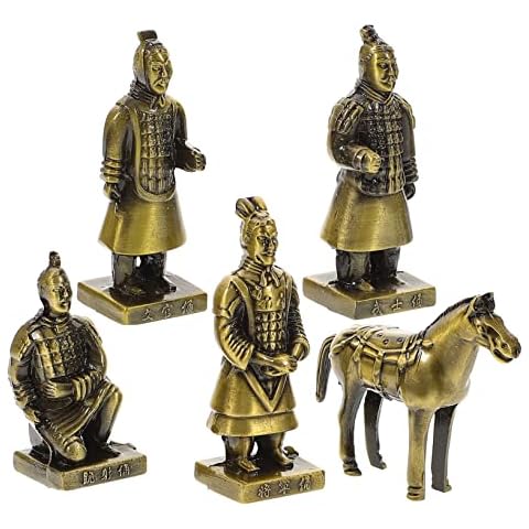 GANAZONO Terracotta Warriors Alloy Desk Topper Cover