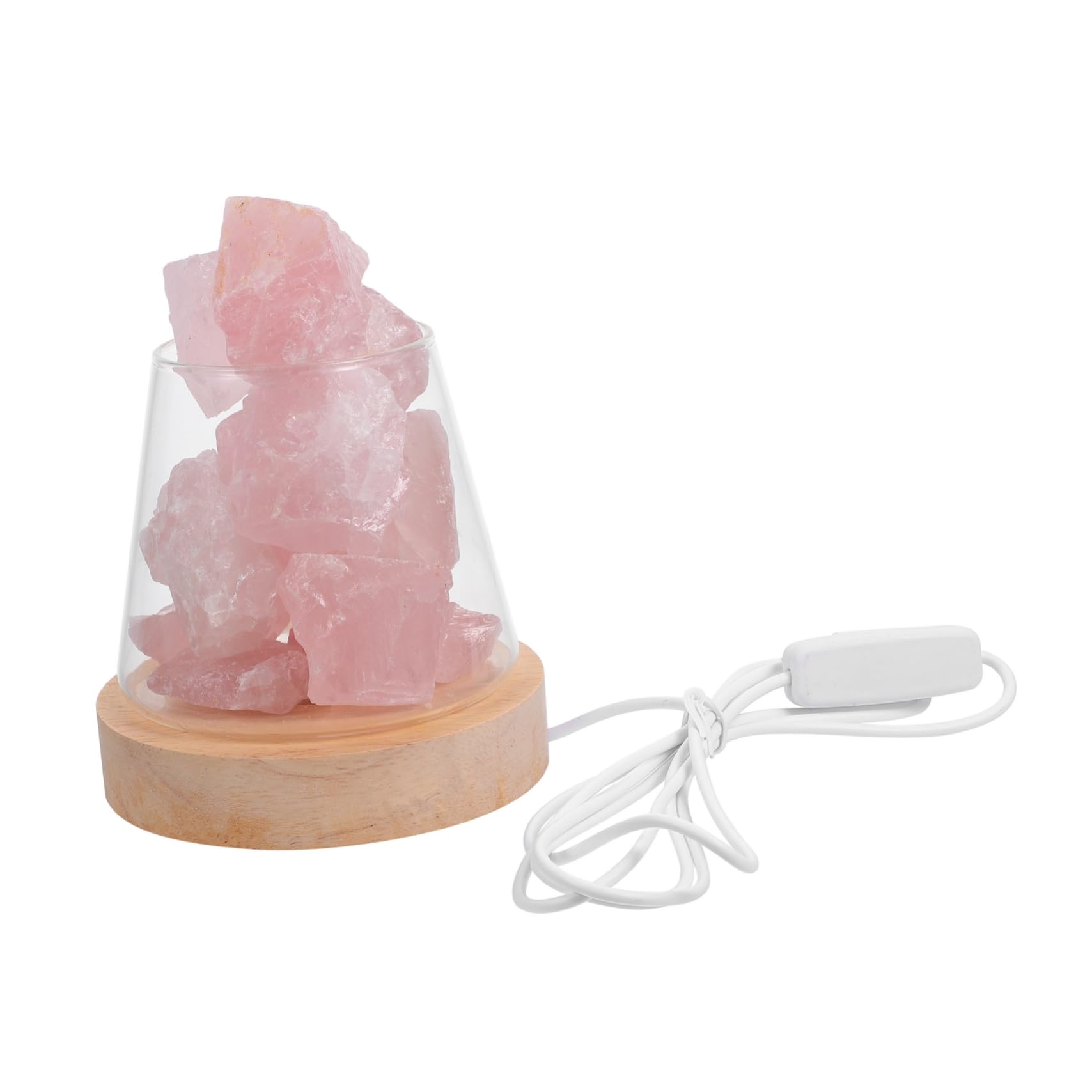 Cabilock Selenite Lamp Aromatherapy Night Light Crystal Rock Decorative Home Fragrance Lamp