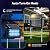 OnBeam Solar Bug Zapper Outdoor, Dual Solar Powered 4500V Mosquito Killer