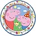 Peppa Pig Carnaval plaques Party (pack de 8)