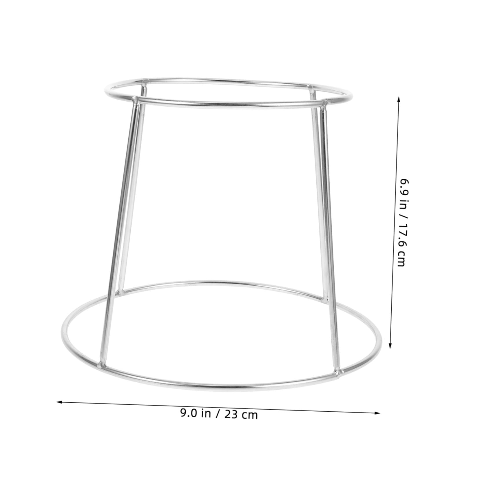 Unomor 3pcs Grill Rack Seafood Serving Tray Rack Seafood Tray Rack Food Dish Plate Rack Serving Plate Holder Seafood Plate Rack Pizza Plate Stand Food Dish Rack Stainless Steel Silver