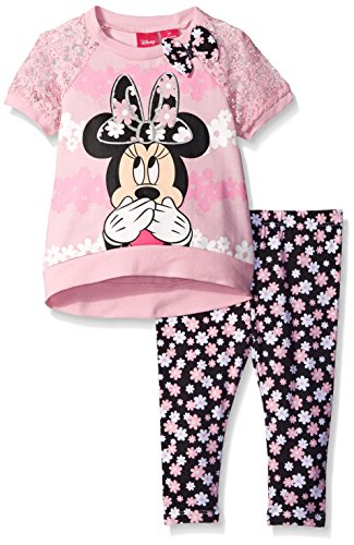 Disney Little Girls' Minnie Legging Set