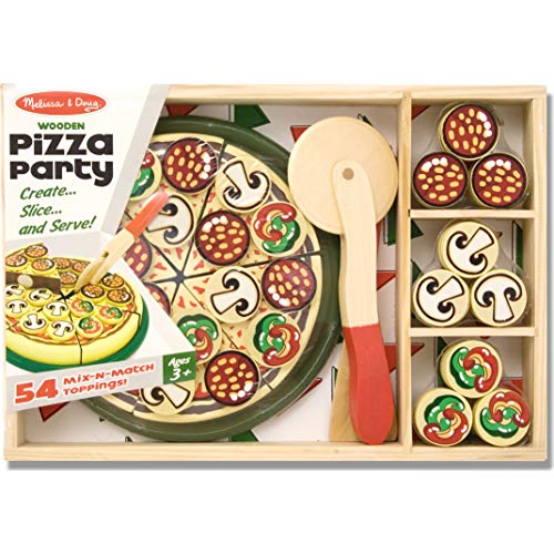 Jeu imitation pizza en bois Melissa & Doug pour animer les après-midis