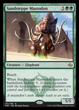 Magic The Gathering - Sandsteppe Mastodon (137/185) - Fate Reforged -  Wizards of the Coast