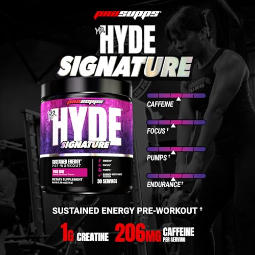 Image of ProSupps Mr. Hyde Signature Pre Workout Powder with Creatine, Beta Alanine & Caffeine - Performance, Energy & Endurance - Clean Fitness & Gym Supplements for Men & Women (Pixie Dust, 30 Servings)