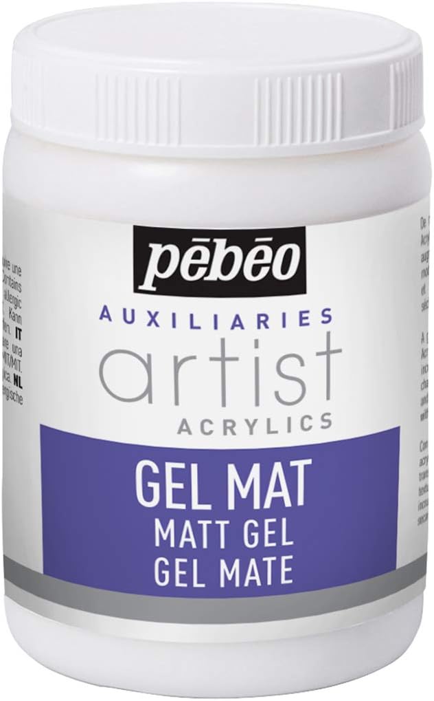 Pebeo 250 ml Matt Gel, Transparent