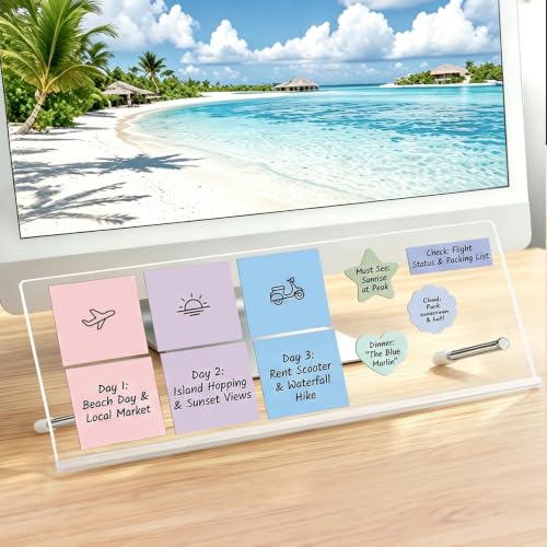 Monitor Memo Board Holder 16.5"x6.1"